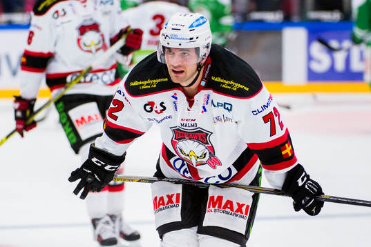Malmö Redhawks TJ Galiardi deppar