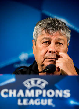 Shakhtar Donetsks tränare Mircea Lucescu