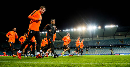 Bläddra bland fler bilder av Fotboll, Champions League, Shakhtar Donetsk, Träning & Presskonferens