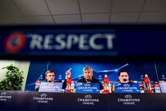 Shakhtar Donetsks tränare Mircea Lucescu (m)