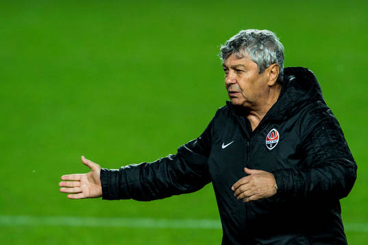 Shakhtar Donetsks tränare Mircea Lucescu