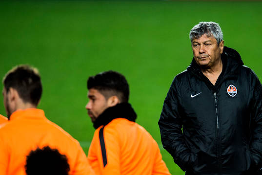 Shakhtar Donetsks tränare Mircea Lucescu