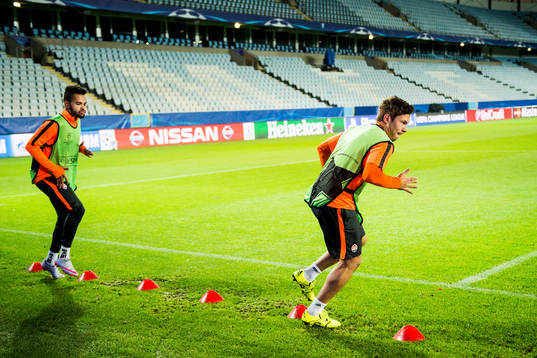 Shakhtar Donetsks Dentinho och Marlos