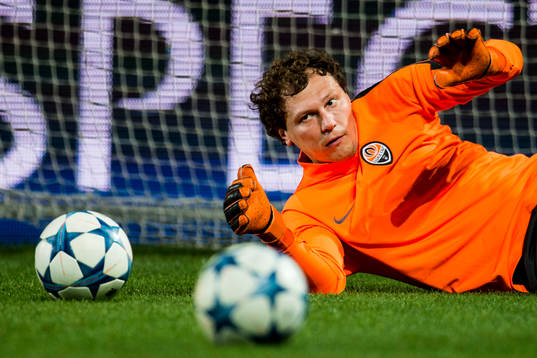 Shakhtar Donetsks målvakt Andriy Pyatov