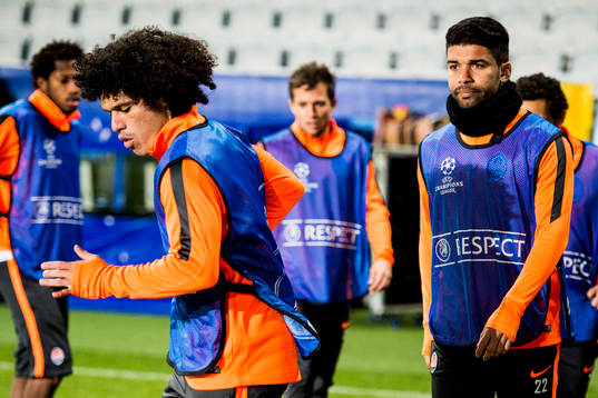 Shakhtar Donetsks Marcio Azevedo och Eduardo