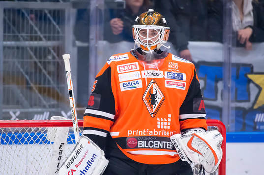 Karlskronas målvakt Linus Fernström