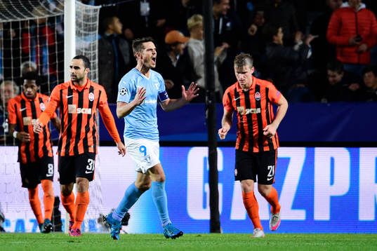 Malmö FFs  Markus Rosenberg deppar