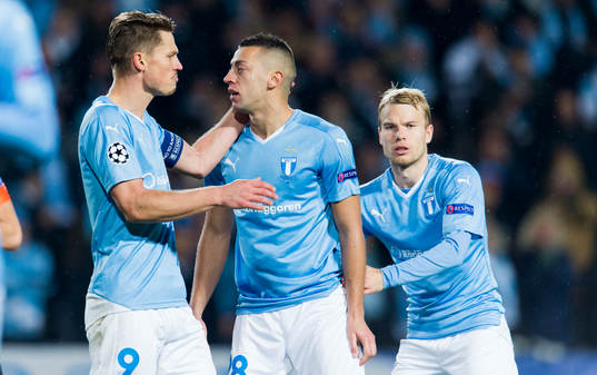 Malmö FFs Markus Rosenberg kramar om Nikola Djurdjic