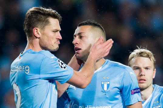 Malmö FFs Markus Rosenberg kramar om Nikola Djurdjic