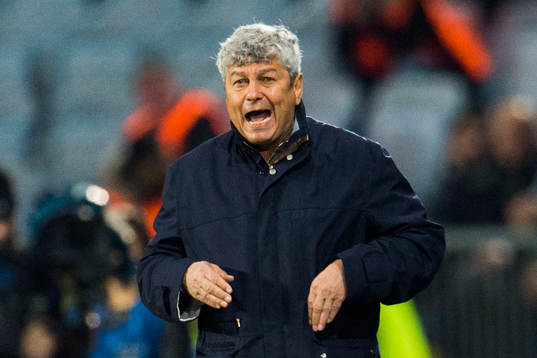 Shakhtar Donetsks tränare Mircea Lucescu