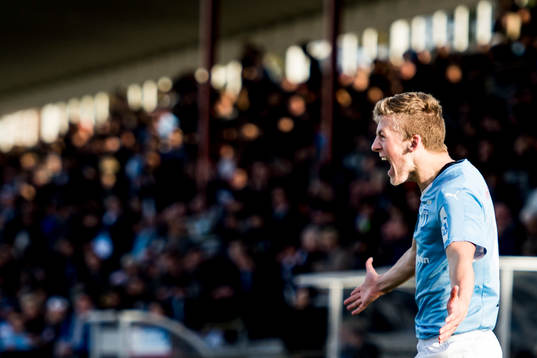 Malmö FFs Teddy Bergqvist jublar