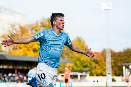 Malmö FFs Teddy Bergqvist jublar