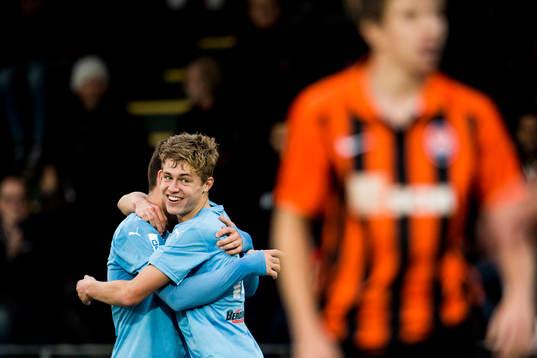 Malmö FFs Mattias Svanberg jublar