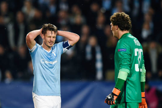 Malmö FFs  Markus Rosenberg deppar