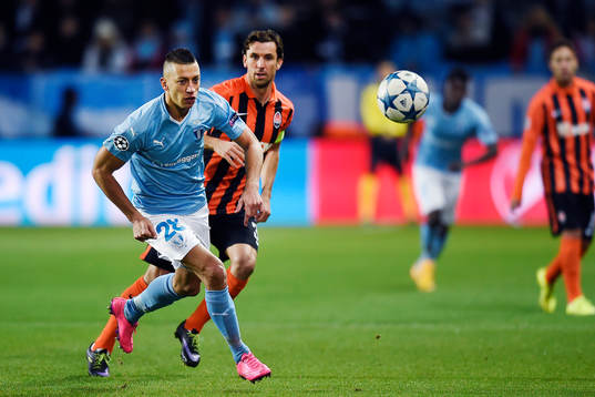 Malmö FFs  Nikola Djurdjic och Shakhtar Donetsks Darijo