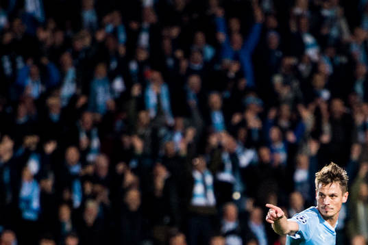 Malmö FFs  Markus Rosenberg jublar