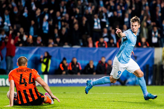 Malmö FFs  Markus Rosenberg jublar