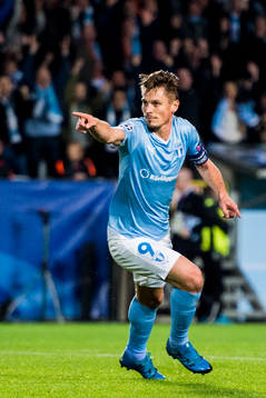 Malmö FFs  Markus Rosenberg jublar