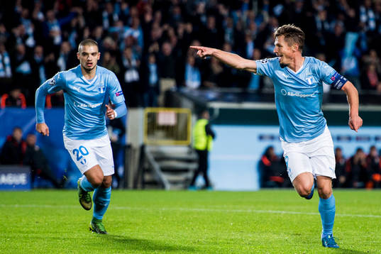 Malmö FFs  Markus Rosenberg jublar