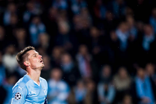 Malmö FFs Markus Rosenberg deppar