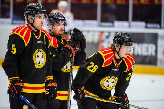 Brynäs Lukas Kilström , Philip Alftberg och Martin
