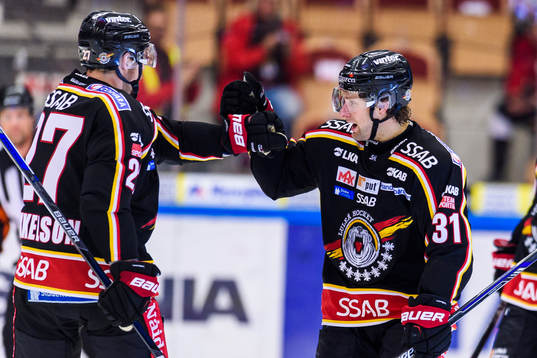 Luleås Jonathan Granström jublar