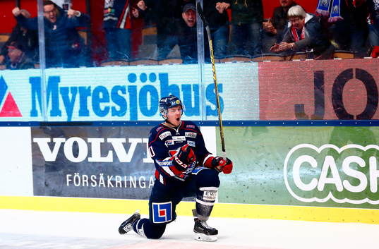 Linköpings Nick Sörensen jublar