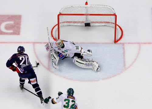 Avgörande mål 4-3 av Linköpings Nick Sörensen förbi