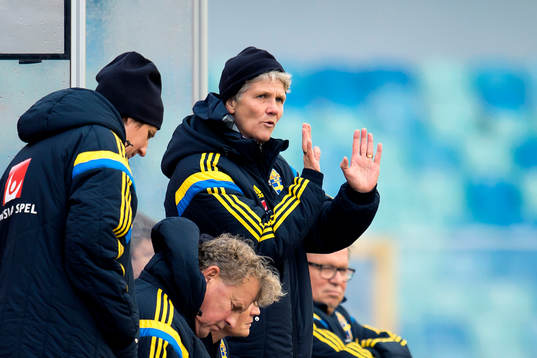Sveriges Förbundskapten Pia Sundhage