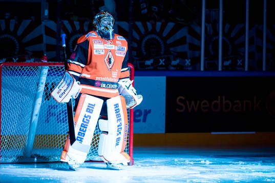 Karlskronas målvakt Linus Fernström