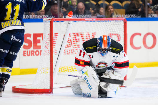 Malmö Redhawks Mika Noronen deppar