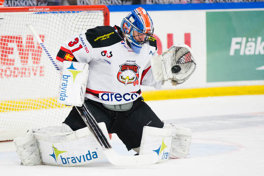 Malmö Redhawks målvakt Mika Noronen