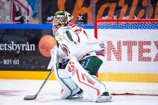 Frölundas målvakt Johan Gustafsson