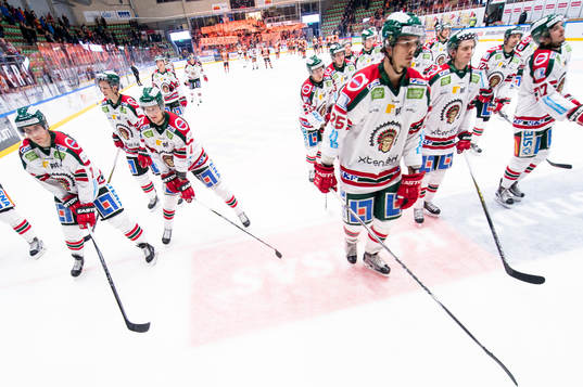 Frölundas lag tackar sina supportrar