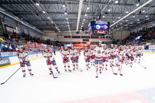 Frölundas lag tackar sina supportrar