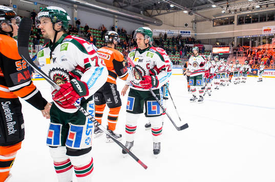 Frölunda och Karlskrona tackar varandra