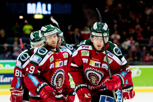 Frölundas Henrik Tömmernes jublar