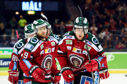 Frölundas Henrik Tömmernes jublar