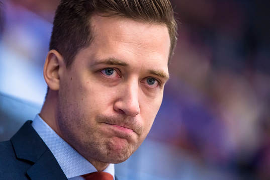 Växjös tränare Sam Hallam