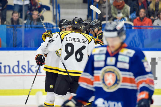 Brynäs Lukas Kilström jublar