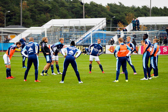 Djurgården värmer upp