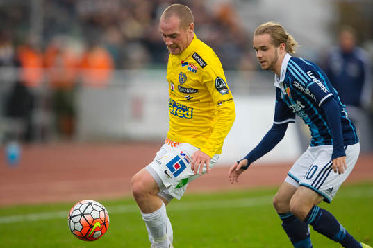 Falkenbergs Christoffer Carlsson och Djurgårdens Daniel