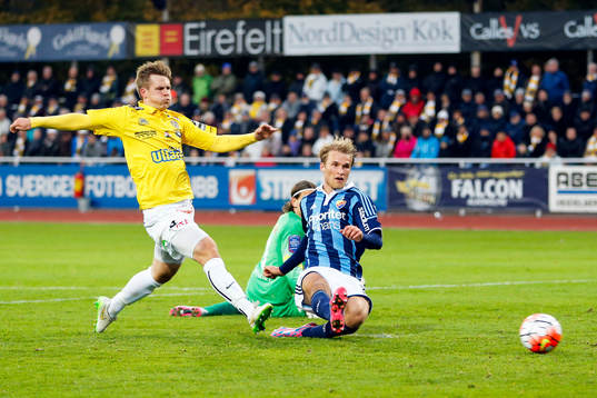Djurgårdens Sebastian Andersson gör 0-2