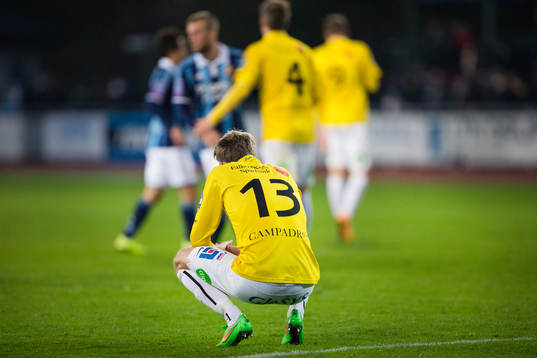 Falkenbergs Adam Eriksson deppar