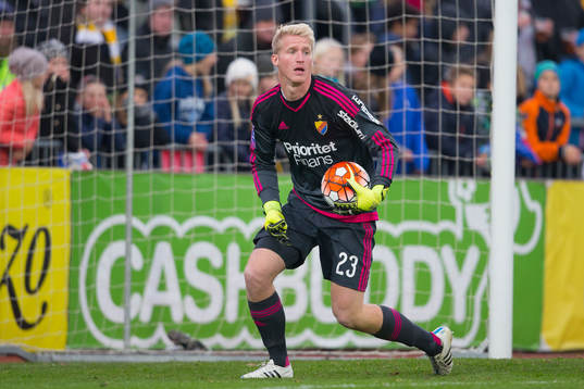 Djurgårdens målvakt Hampus Nilsson