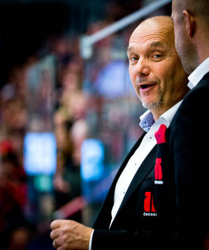 Örebros tränare Kent Johansson är glad