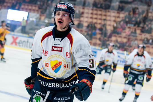 Djurgårdens Daniel Brodin jublar