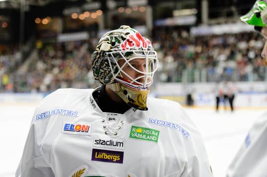 Färjestads målvakt Lars Haugen