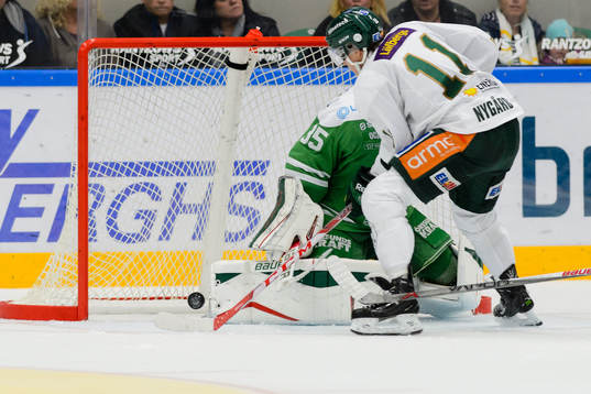 Färjestads Joakim Nygård nära överlista Rögles