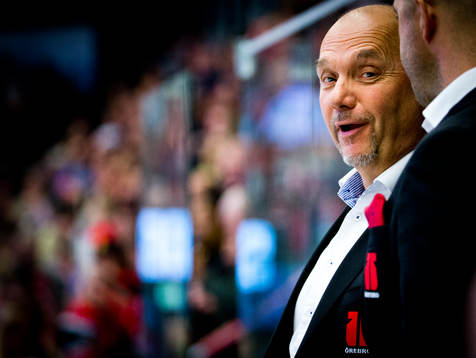 Örebros tränare Kent Johansson är glad